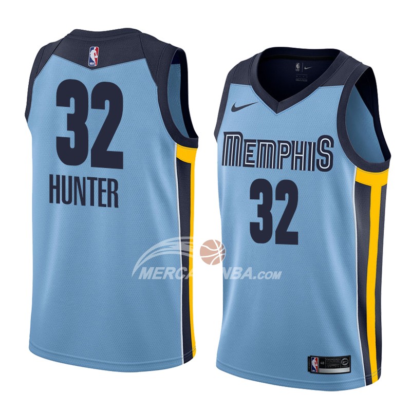 Maglia Memphis Grizzlies Vincent Hunter Statement 2018 Blu